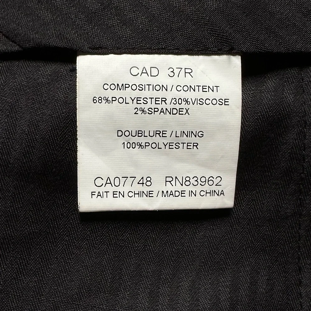 Soul Of London Flat Front Stretch Black Dress Pant